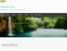 Tablet Screenshot of adhipurusha.com